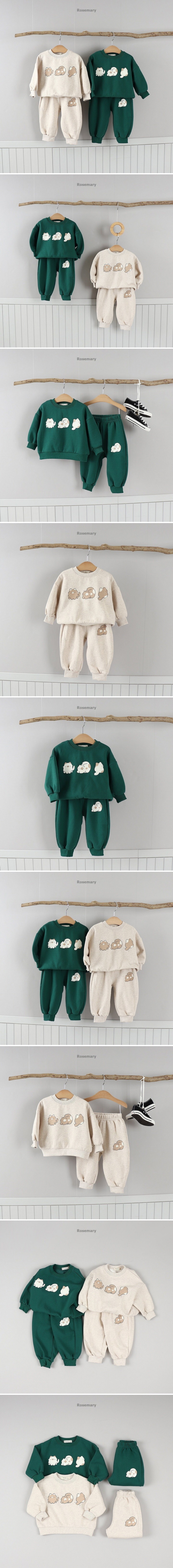 Rosemary - Korean Children Fashion - #magicofchildhood - Sliding Set