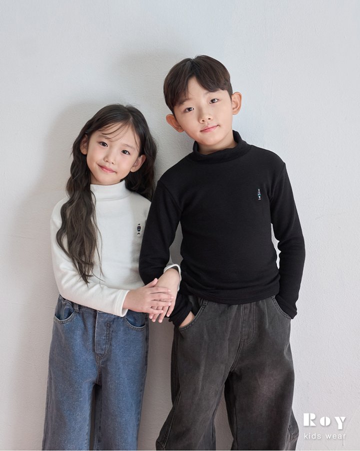 Roy - Korean Children Fashion - #childofig - Winter Black Jeans - 6