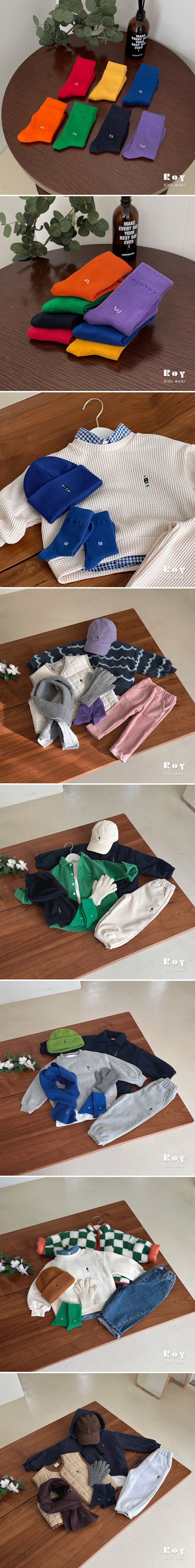 Roy - Korean Children Fashion - #childrensboutique - Alphabet Socks