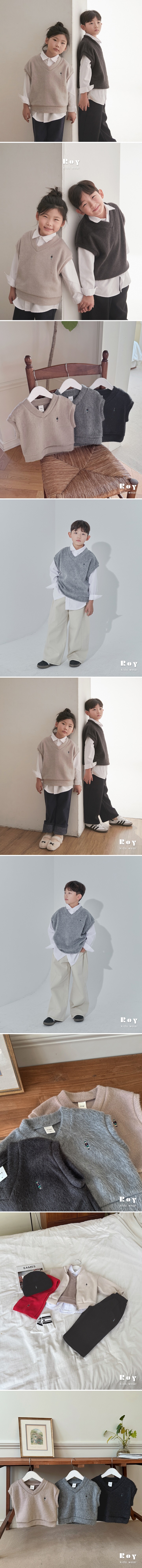 Roy - Korean Children Fashion - #designkidswear - Toy Angora Vest - 2