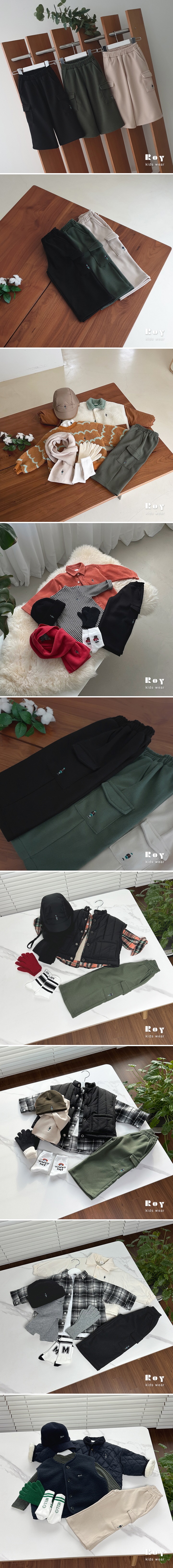 Roy - Korean Children Fashion - #discoveringself - Toy Wool Cargo Pants - 2