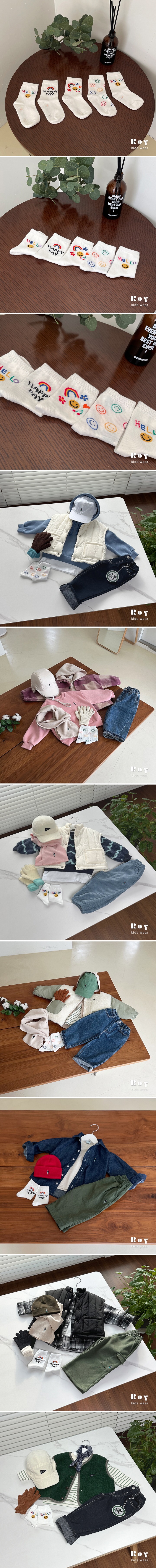 Roy - Korean Children Fashion - #fashionkids - Back Smile Socks
