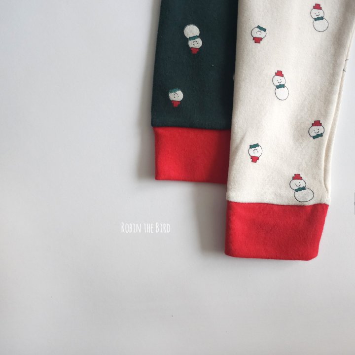 Saerobin - Korean Baby Fashion - #babyboutique - Snowman Fleece Easywear - 5