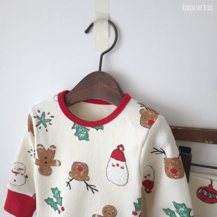 Saerobin - Korean Baby Fashion - #babyoninstagram - Santa Claus Bodysuit Set - 3