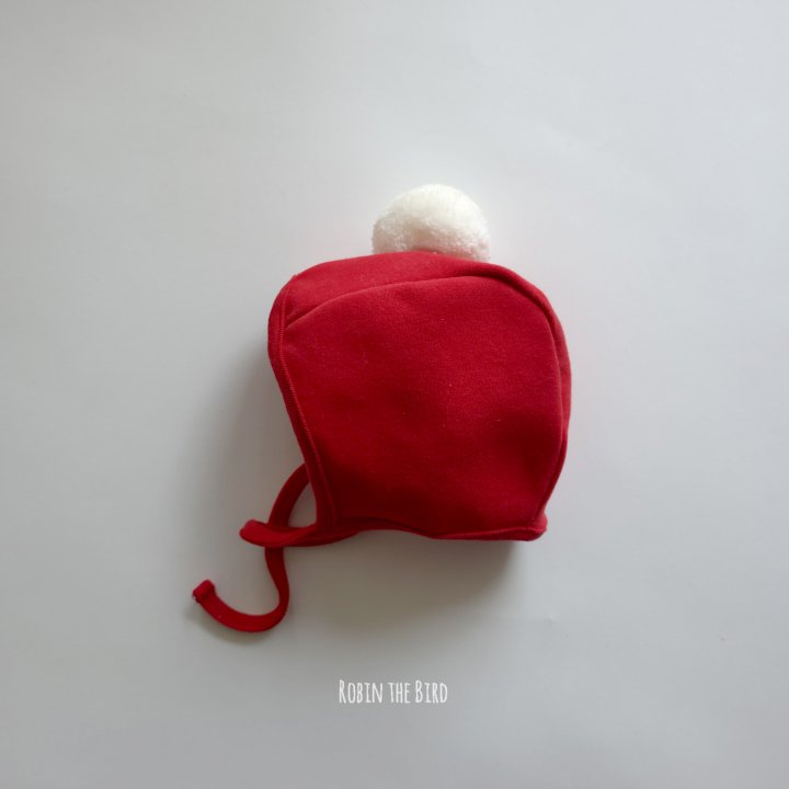 Saerobin - Korean Baby Fashion - #babyoninstagram - Pom Pom Christmas Bonnet - 2