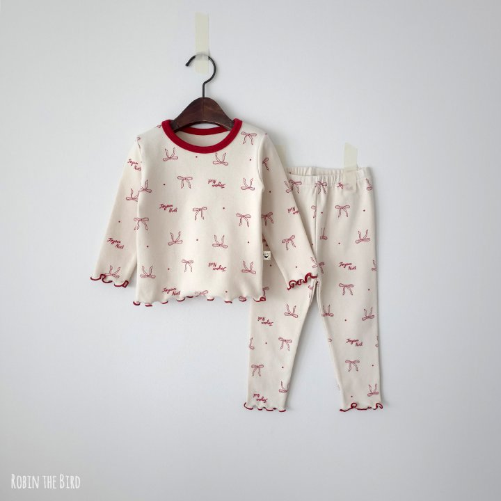 Saerobin - Korean Baby Fashion - #babyootd - Christmas Ribbon Easywear - 2