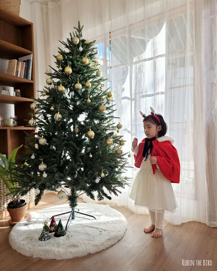 Saerobin - Korean Baby Fashion - #smilingbaby - Christmas Hooded Cape - 7