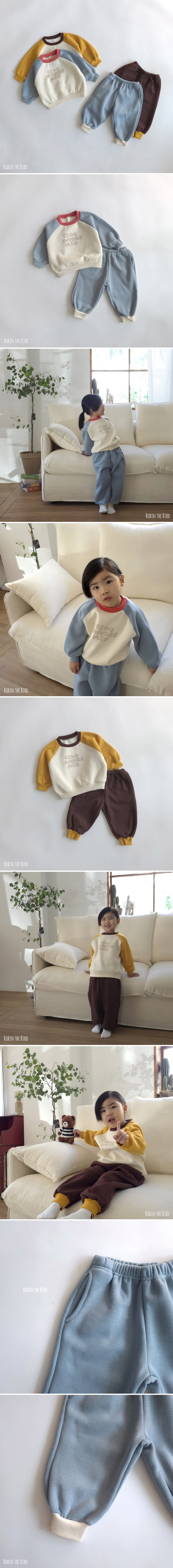 Saerobin - Korean Children Fashion - #discoveringself - Chao Fleece Sweatshirt Set