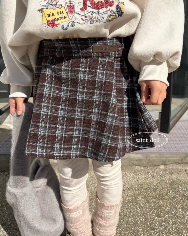 Saint Doll - Korean Children Fashion - #kidzfashiontrend - Nana Check Shorts (Junior) - 4