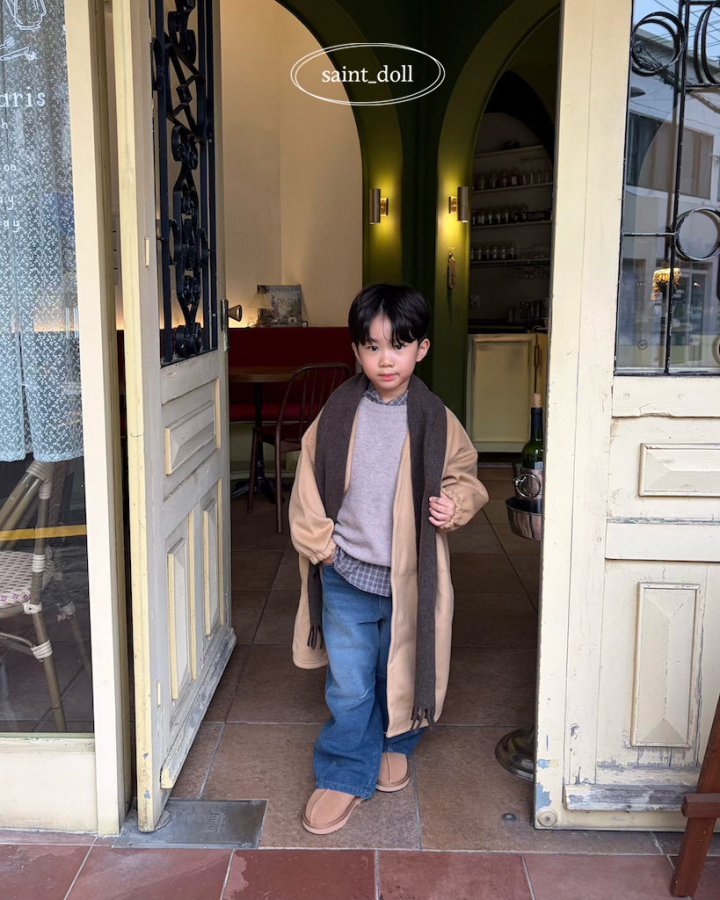 Saint Doll - Korean Children Fashion - #Kfashion4kids - Mood Long Coat (Kids) - 8