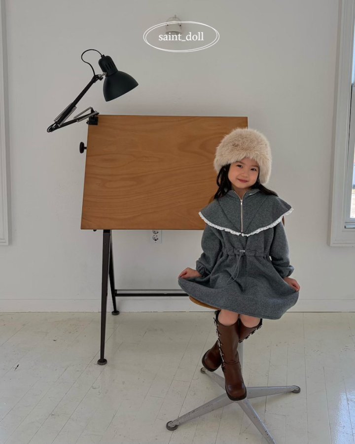 Saint Doll - Korean Children Fashion - #childofig - Half-Zip One-piece - 7
