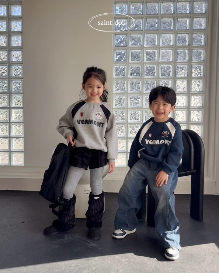 Saint Doll - Korean Children Fashion - #childofig - Vermont Sweatshirt (Kids) - 4