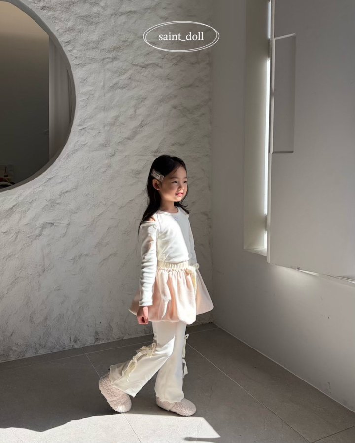 Saint Doll - Korean Children Fashion - #childofig - Ribbon Flare Pants (Junior) - 3