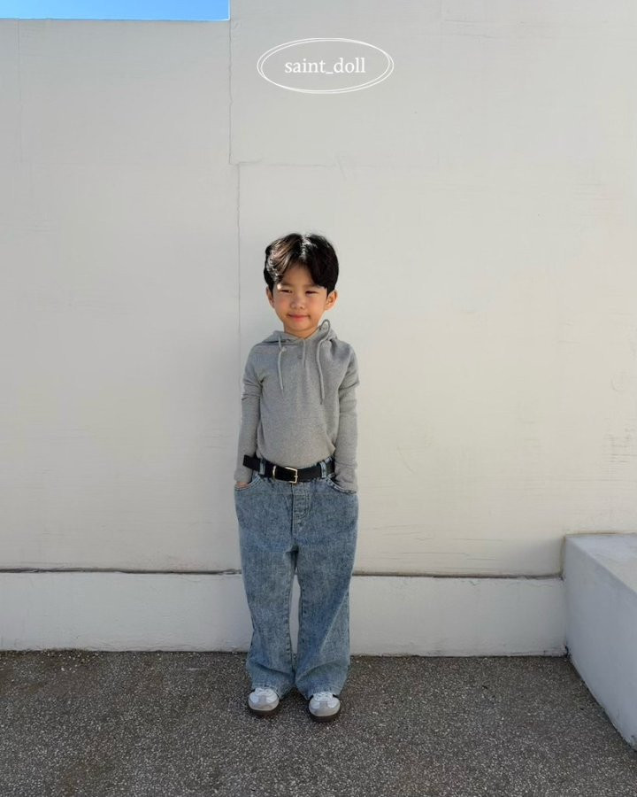 Saint Doll - Korean Children Fashion - #childofig - Button Hoodie (Junior) - 3