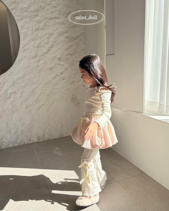 Saint Doll - Korean Children Fashion - #childofig - Ribbon Flare Pants (Junior) - 4