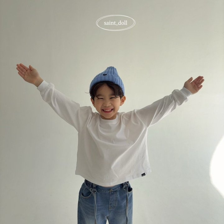 Saint Doll - Korean Children Fashion - #childrensboutique - Simple Round Tee - 3