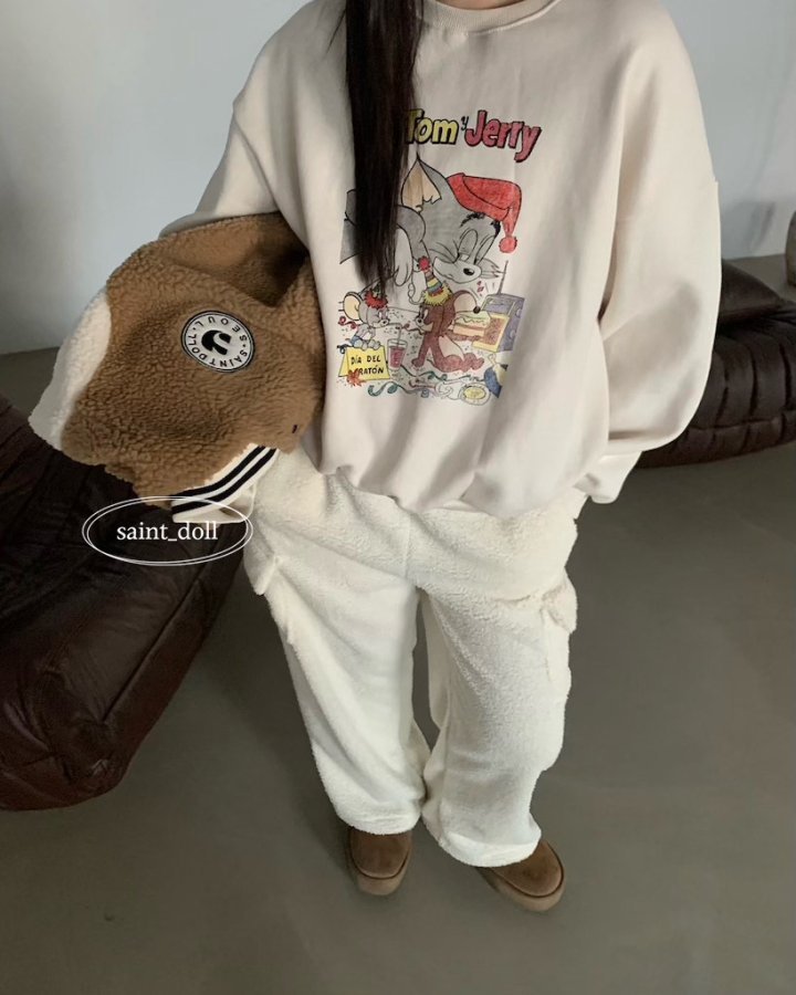 Saint Doll - Korean Children Fashion - #childrensboutique - Kitty Sweatshirt (Kids) - 4