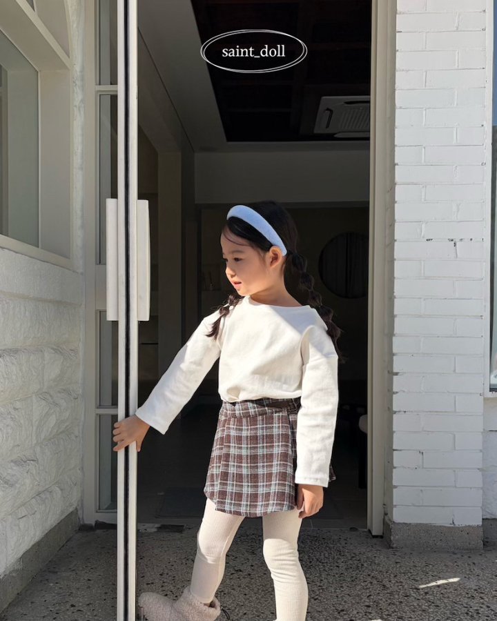 Saint Doll - Korean Children Fashion - #designkidswear - Thick Basic Tee - 3