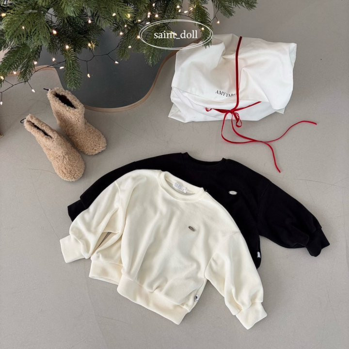 Saint Doll - Korean Children Fashion - #discoveringself - Custard Sweatshirt (Junior)