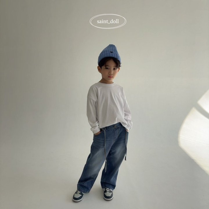 Saint Doll - Korean Children Fashion - #discoveringself - Simple Round Tee - 5