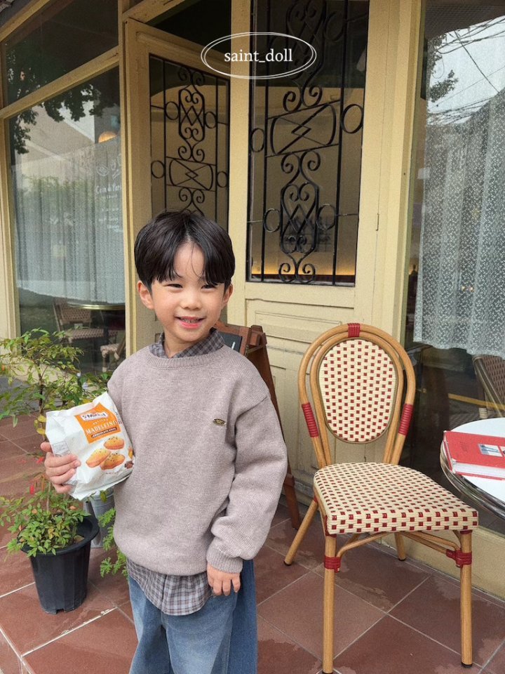 Saint Doll - Korean Children Fashion - #fashionkids - Maple Round Knit (Kids) - 7