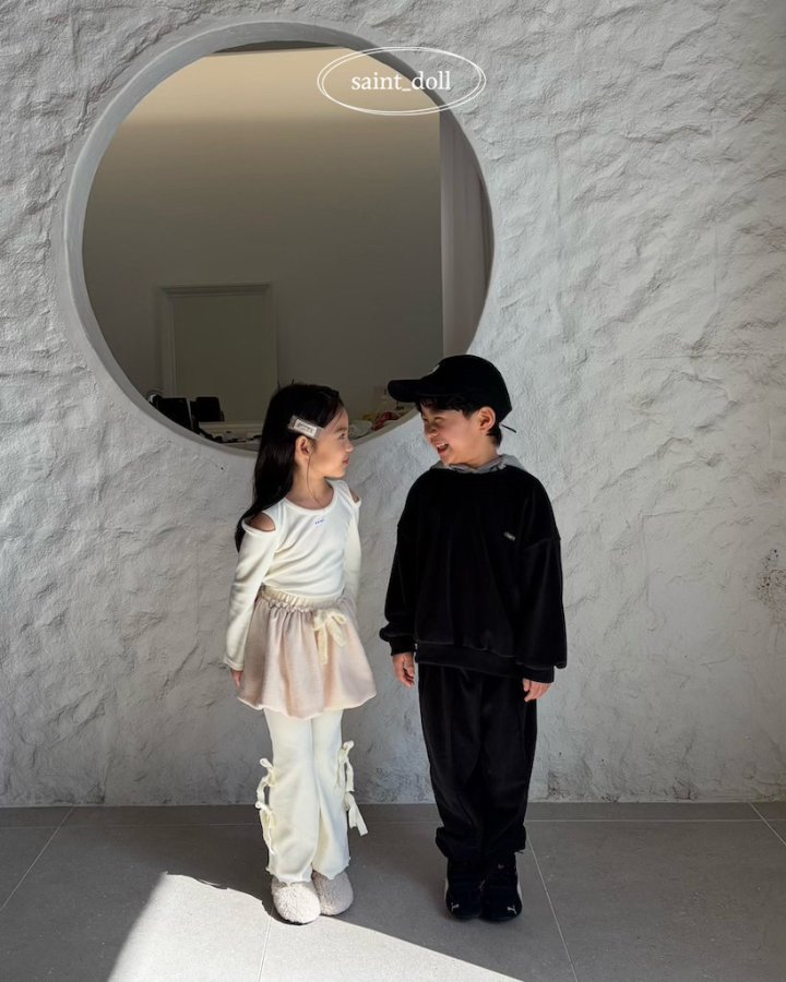 Saint Doll - Korean Children Fashion - #fashionkids - Ribbon Flare Pants (Junior) - 7