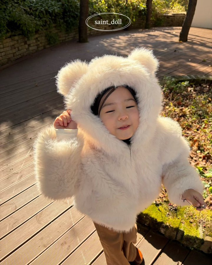 Saint Doll - Korean Children Fashion - #kidsshorts - Bear Jacket (Junior) - 10
