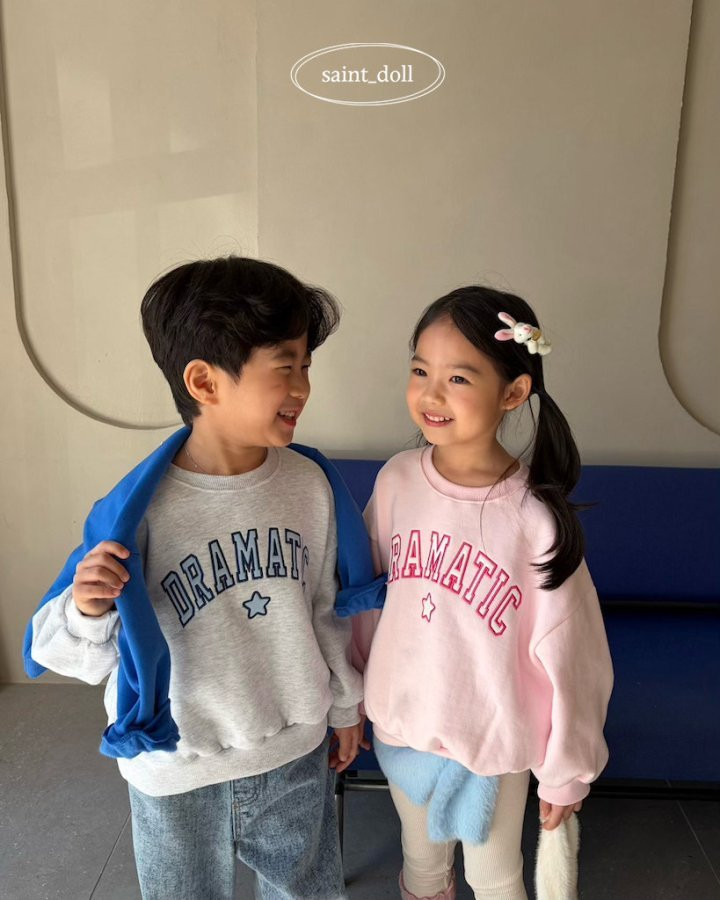 Saint Doll - Korean Children Fashion - #kidsshorts - Dramatic Sweatshirt (Kids) - 11