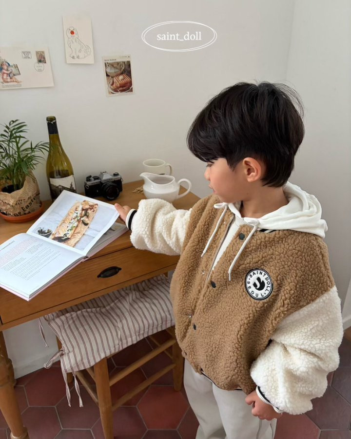Saint Doll - Korean Children Fashion - #kidsshorts - Button Hoodie (Junior) - 9