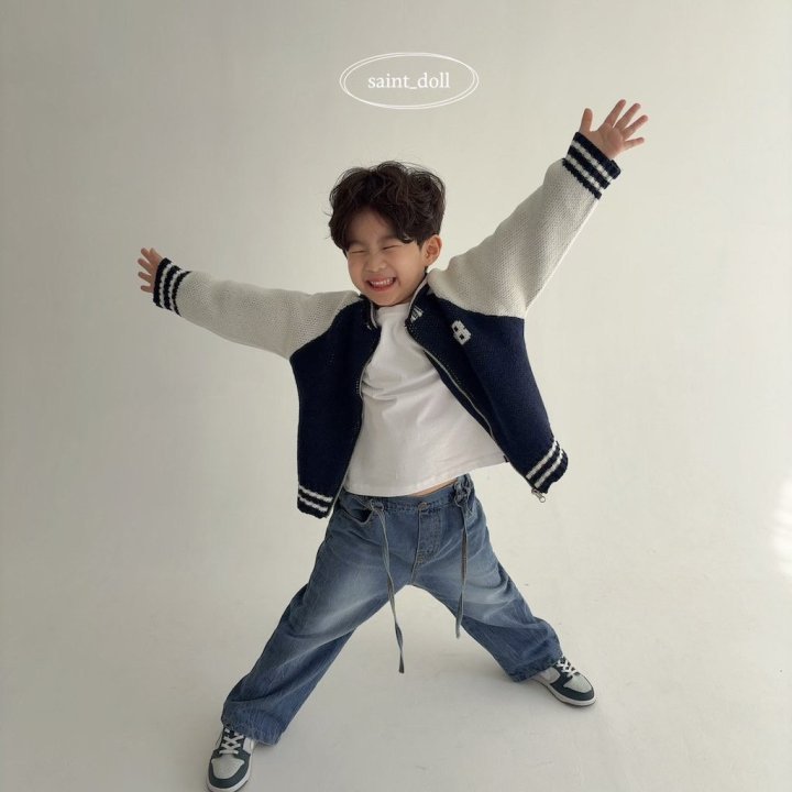 Saint Doll - Korean Children Fashion - #kidsshorts - Simple Round Tee - 7