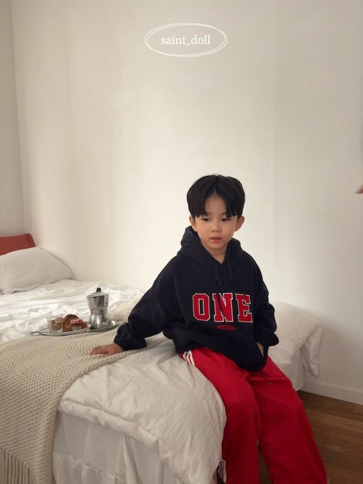 Saint Doll - Korean Children Fashion - #kidsstore - ONE Hoodie Sweatshirt (Junior) - 5