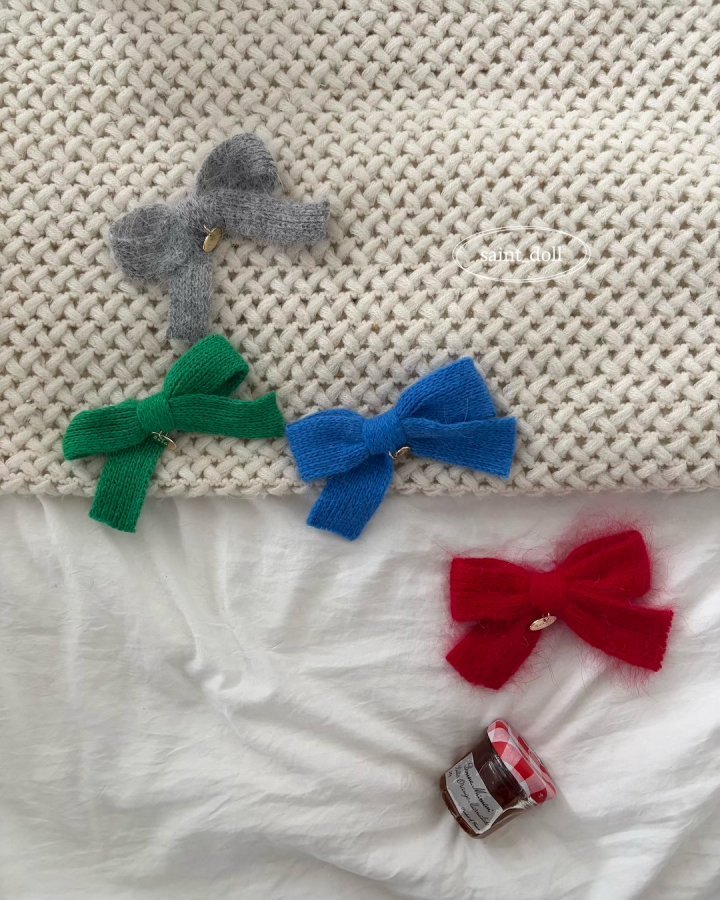 Saint Doll - Korean Children Fashion - #kidsstore - Knit Ribbon Pin - 5