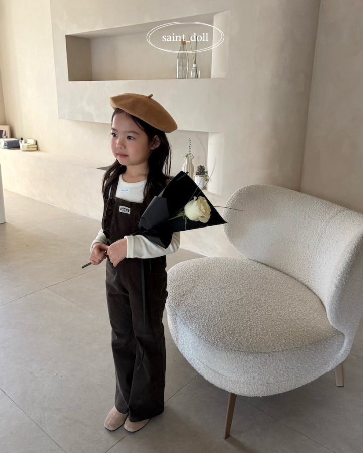 Saint Doll - Korean Children Fashion - #kidzfashiontrend - Frill Suspender Pants - 7