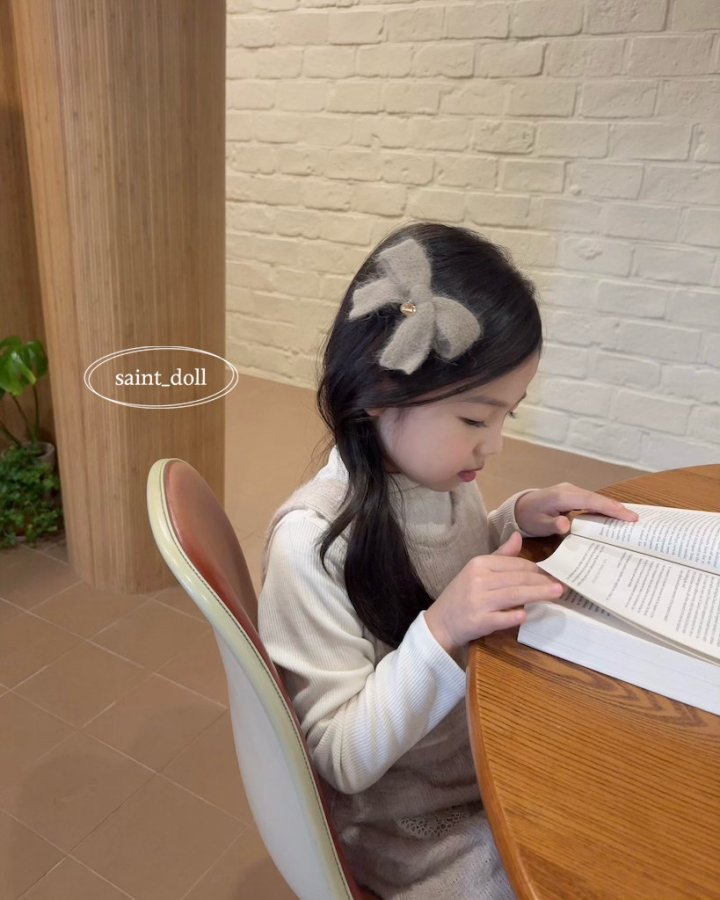 Saint Doll - Korean Children Fashion - #littlefashionista - Knit Ribbon Pin - 8