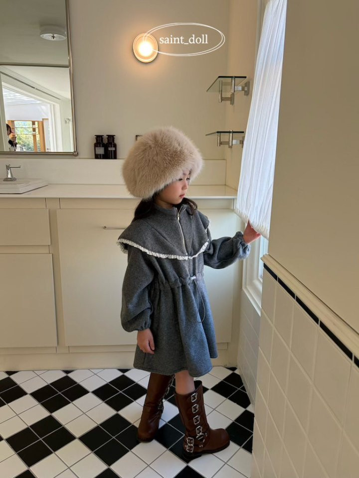 Saint Doll - Korean Children Fashion - #magicofchildhood - Half-Zip One-piece