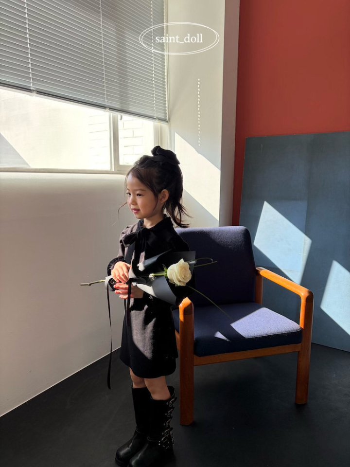 Saint Doll - Korean Children Fashion - #magicofchildhood - Ribbon Tie One-piece - 7