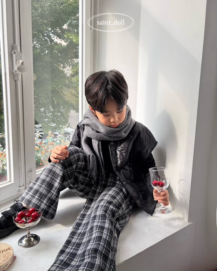 Saint Doll - Korean Children Fashion - #magicofchildhood - Check Wool Pants (Kids) - 8