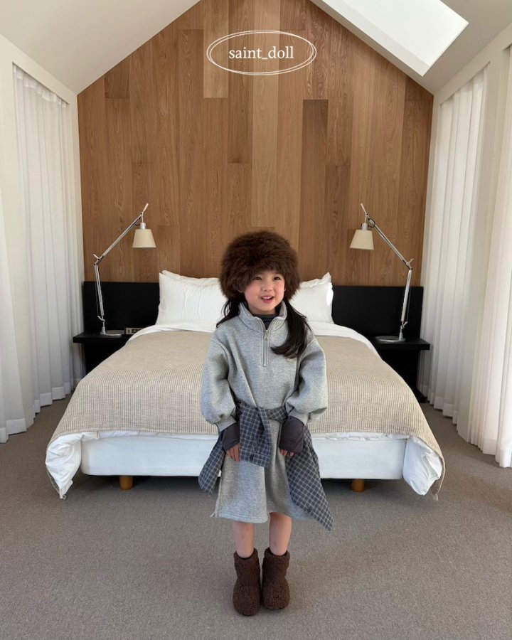 Saint Doll - Korean Children Fashion - #minifashionista - Half-Zip One-piece (Junior) - 6