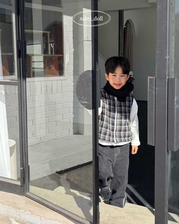 Saint Doll - Korean Children Fashion - #magicofchildhood - Line Denim Pants (Kids) - 4