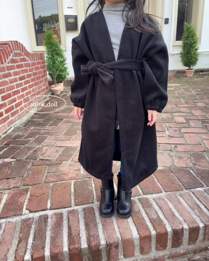 Saint Doll - Korean Children Fashion - #minifashionista - Mood Long Coat (Kids) - 11