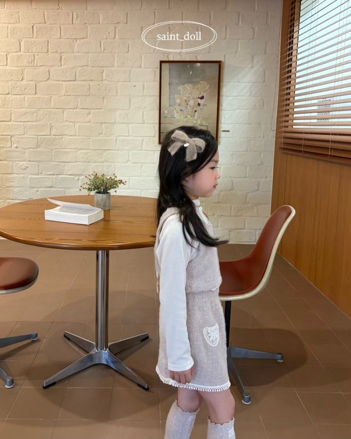 Saint Doll - Korean Children Fashion - #minifashionista - Knit Ribbon Pin - 10