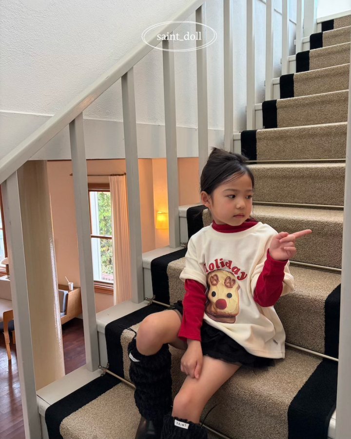 Saint Doll - Korean Children Fashion - #prettylittlegirls - Rudolph Toast Tee - 6