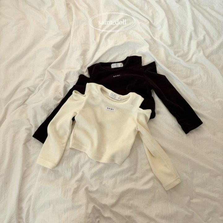 Saint Doll - Korean Children Fashion - #prettylittlegirls - Shoulder Off Tee