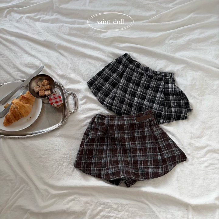 Saint Doll - Korean Children Fashion - #stylishchildhood - Nana Check Shorts (Kids) - 12