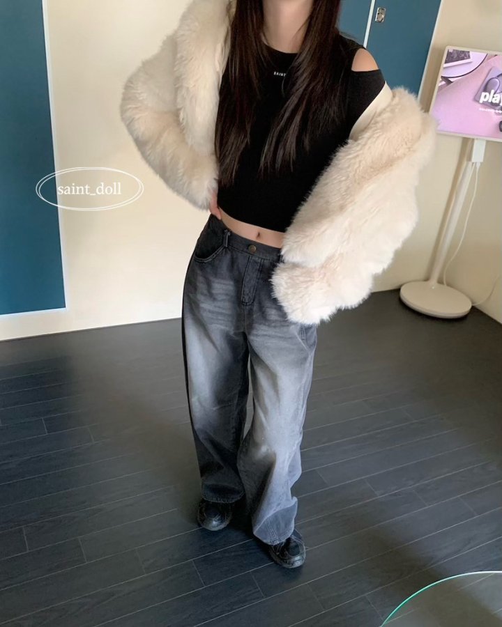 Saint Doll - Korean Children Fashion - #todddlerfashion - Chic Wide Jeans (Junior) - 11