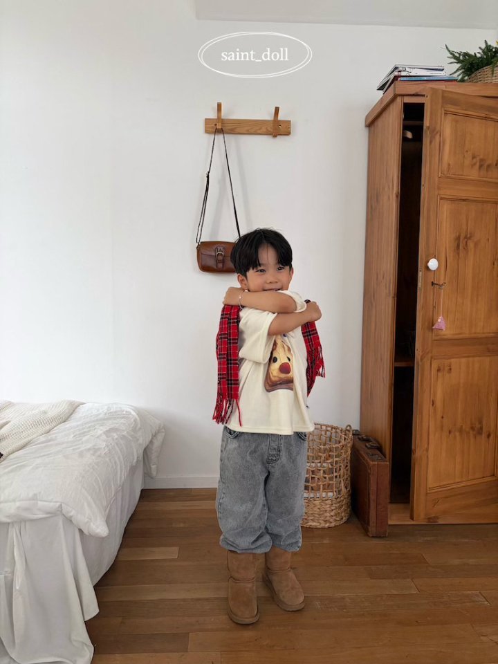 Saint Doll - Korean Children Fashion - #toddlerclothing - Frosty Wide Jeans (Junior) - 7