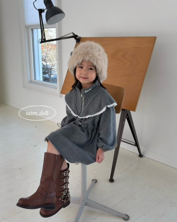Saint Doll - Korean Children Fashion - #toddlerclothing - Half-Zip One-piece - 5