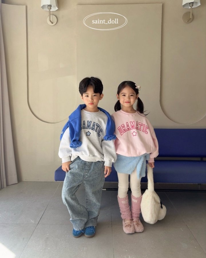 Saint Doll - Korean Children Fashion - #toddlerclothing - Dramatic Sweatshirt (Junior) - 3