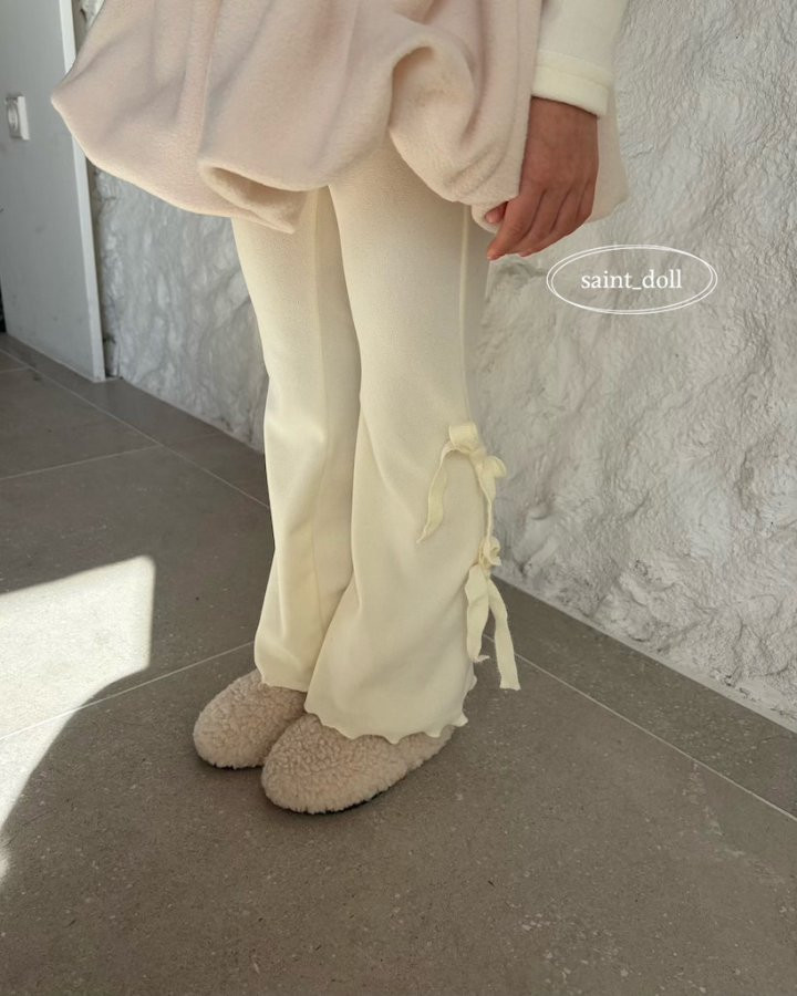 Saint Doll - Korean Children Fashion - #toddlerclothing - Ribbon Flare Pants (Junior)