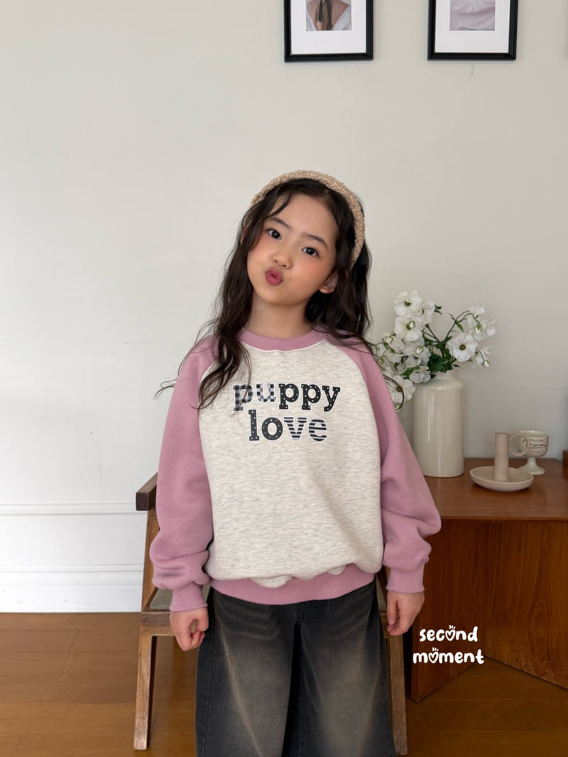 Second Moment - Korean Children Fashion - #Kfashion4kids - Puppy Love Sweatshirt - 8